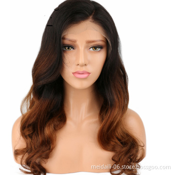 Front Lace Wig Human Hair for Black Women Wholesale Brazilian Virgin Hair Wigs Swiss Lace Human hair Toupee